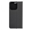 LUNA Book Carbon  iPhone 15 Pro cierny