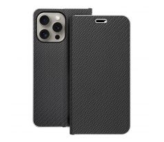 LUNA Book Carbon  iPhone 15 Pro Max cierny