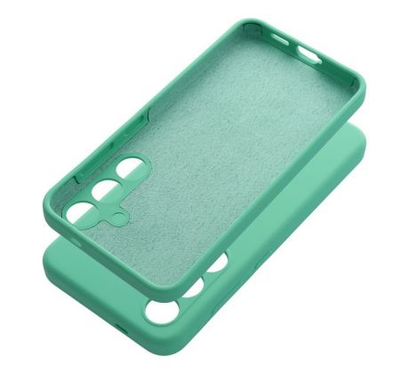 Case SILICONE 2mm  MOTOROLA EDGE 40 Neo slabomodrý tyrkysový mentolový