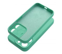 Case SILICONE 2mm  iPhone 13 slabomodrý tyrkysový mentolový