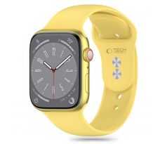 REMIENOK TECH-PROTECT SILICONE APPLE WATCH 4 / 5 / 6 / 7 / 8 / 9 / SE (38 / 40 / 41 mm) CANARY YELLOW