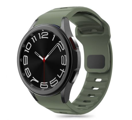 REMIENOK TECH-PROTECT SILICONE LINE SAMSUNG GALAXY WATCH 4 / 5 / 5 PRO / 6 / 7 / FE OLIVE GREEN