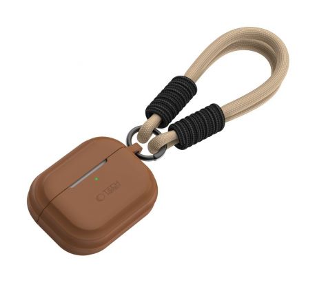 PUZDRO/KRYT TECH-PROTECT SILICONE ROPE APPLE AirPODS PRO 1 / 2 CHOCOLATE BROWN