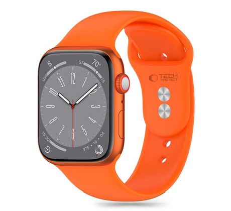 REMIENOK TECH-PROTECT SILICONE APPLE WATCH 4 / 5 / 6 / 7 / 8 / 9 / SE (38 / 40 / 41 mm) BRIGHT ORANGE