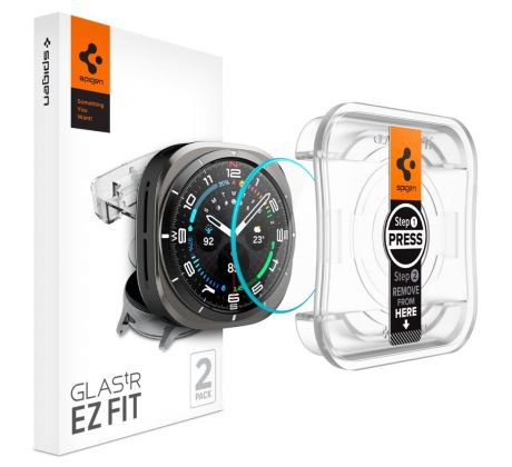 2PACK SET OCHRANNÝCH SKIEL SPIGEN GLAS.TR ”EZ-FIT” 2-PACK SAMSUNG GALAXY WATCH ULTRA (47 mm) CLEAR