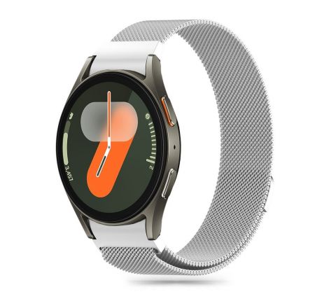 REMIENOK TECH-PROTECT MILANESEBAND SAMSUNG GALAXY WATCH 4 / 5 / 5 PRO / 6 / 7 / FE SILVER