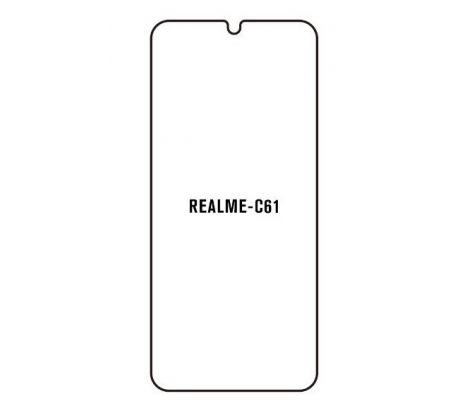 Hydrogel - ochranná fólia - Realme C61 (case friendly) 