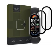 OCHRANNÉ TVRDENÉ SKLO HOFI HYBRID PRO+ 2-PACK XIAOMI SMART BAND 9 / 9 NFC BLACK