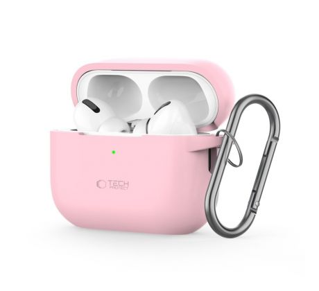 TECH-PROTECT SILICONE HOOK APPLE AirPODS PRO 1 / 2 DUSTY PINK