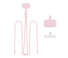 ŠNÚRKA NA TELEFON/POPRUH TECH-PROTECT C5S ROPE CROSSBODY STRAP BABY PINK