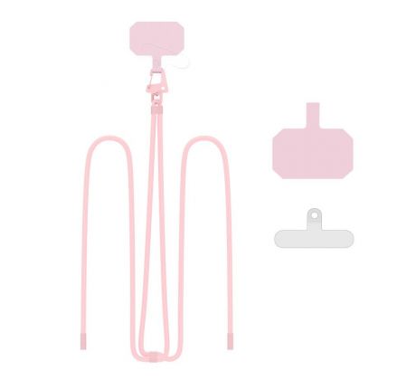 ŠNÚRKA NA TELEFON/POPRUH TECH-PROTECT C5S ROPE CROSSBODY STRAP BABY PINK