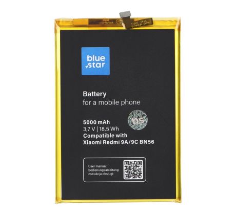 BLUE STAR battery  Xiaomi Redmi 9A / 9C / POCO M2 Pro (BN56) 5000 mAh