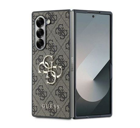 GUESS   Samsung Galaxy Z Fold 6 GUHCZFD64GMGBR (PU 4G Kožený kryt Metal Logo) hnedý