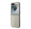 GUESS   Samsung Galaxy Z Flip 6 GUHCZF6HGGSHD (HC PU 4G Glitter Script)  zlatý