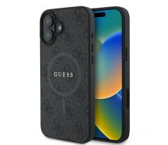 GUESS   iPhone 16 Plus s MagSafe GUHMP16MG4GFRK (PU 4G Ring Classic Logo) cierny