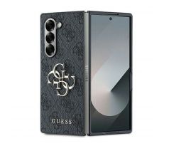 GUESS   Samsung Galaxy Z Fold 6 GUHCZFD64GMGGR (PU 4G Kožený kryt Metal Logo) cierny