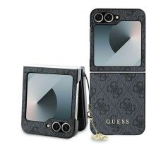 GUESS   Samsung Galaxy Z Flip 6 GUHCZF6GF4GGR (HC PU 4G Charm) cierny