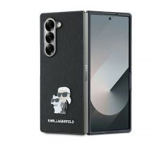 KARL LAGERFELD   Samsung Galaxy Z Fold 6 KLHCZFD6SAPKCNPK (HC Saffiano KC Metal Pin) cierny