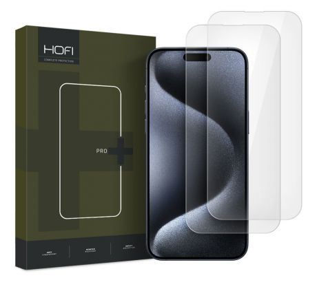 2PACK SET OCHRANNÝCH SKIEL HOFI GLASS PRO+ 2-PACK iPhone 16 CLEAR