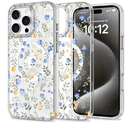 KRYT TECH-PROTECT MAGMOOD MAGSAFE iPhone 16 Pro SPRING FLOWERS