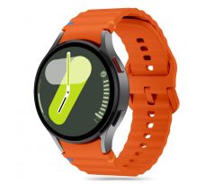 REMIENOK TECH-PROTECT SILICONE SPORT SAMSUNG GALAXY WATCH 4 / 5 / 5 PRO / 6 / 7 / FE ORANGE