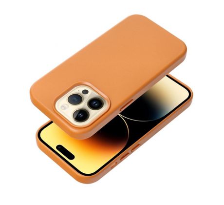 LEATHER MAG COVER   iPhone 16 Pro Max orange