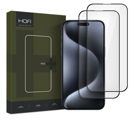 2PACK SET OCHRANNÝCH SKIEL HOFI GLASS PRO+ 2-PACK iPhone 16 BLACK