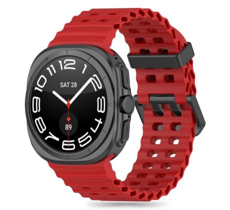 REMIENOK TECH-PROTECT ICONBAND PRO SAMSUNG GALAXY WATCH ULTRA (47 mm) CRIMSON RED