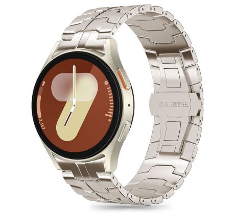 REMIENOK TECH-PROTECT STAINLESS LINE SAMSUNG GALAXY WATCH 4 / 5 / 5 PRO / 6 / 7 / FE TITANIUM