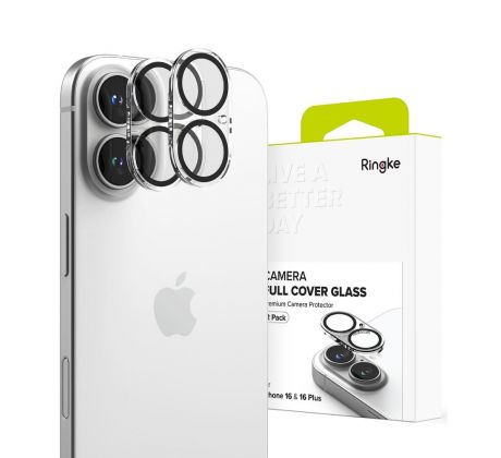 2PACK SET OCHRANNÝCH SKIEL NA KAMERU RINGKE CAMERA PROTECTOR 2-PACK iPhone 16 / 16 Plus CLEAR