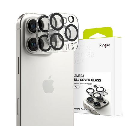 OCHRANNÉ SKLO ZADNEJ KAMERY RINGKE CAMERA PROTECTOR 2-PACK iPhone 16 Pro / 16 Pro Max CLEAR