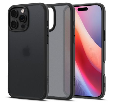 KRYT SPIGEN ULTRA HYBRID iPhone 16 Pro FROST BLACK