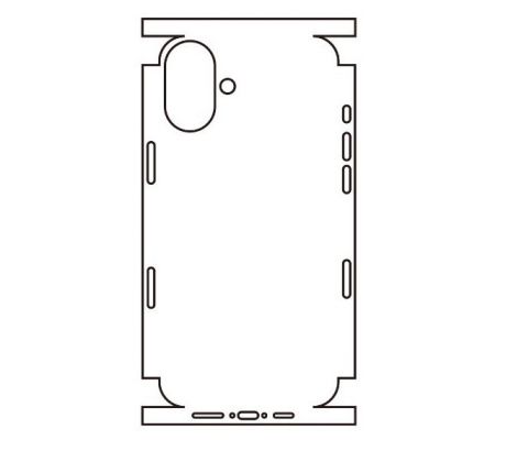 Hydrogel - zadná ochranná fólia - iPhone 16 Plus