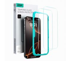 2PACK SET OCHRANNÝCH TVRDENÝCH SKIEL  ESR TEMPERED GLASS 2-PACK iPhone 16 Pro CLEAR