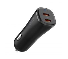 CIGARETOVÝ USB NABÍJAČ DO AUTA SPIGEN EV502 ARCSTATION ESSENTIAL CAR CHARGER 50W BLACK