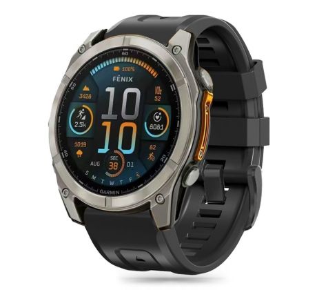 REMIENOK TECH-PROTECT SILICONE GARMIN FENIX 5X / 5X Plus / 6X / 6X PRO / 7X / 8 (51 mm) BLACK