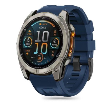 REMIENOK TECH-PROTECT SILICONE GARMIN FENIX 5X / 5X Plus / 6X / 6X PRO / 7X / 8 (51 mm) NAVY BLUE