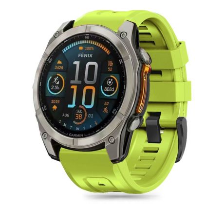 REMIENOK TECH-PROTECT SILICONE GARMIN FENIX 5X / 5X Plus / 6X / 6X PRO / 7X / 8 (51 mm) LIME