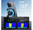 DRŽIAK DO AUTA ESR HALOLOCK CRYOBOOST MAGNETIC MAGSAFE DASHBOARD & VENT CAR MOUNT WIRELESS CHARGER QI2 15W FROSTED ONYX