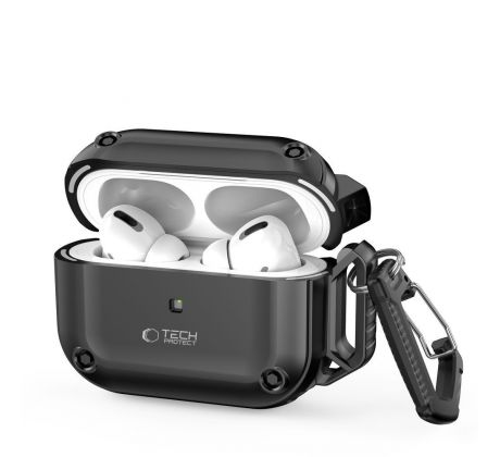 PÚZDRO TECH-PROTECT ROUGH HOOK APPLE AirPODS PRO 1 / 2 BLACK