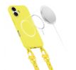 KRYT SO ŠNÚRKOU/POPRUH NA TELO TECH-PROTECT MAGNECKLACE MAGSAFE iPhone 16 CANARY YELLOW