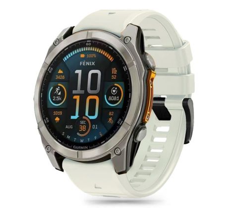 REMIENOK TECH-PROTECT SILICONE LINE GARMIN FENIX 5X / 5X Plus / 6X / 6X PRO / 7X / 8 (51 mm) TITANIUM