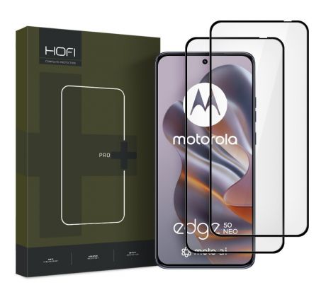 2PACK SET OCHRANNÝCH SKIEL HOFI GLASS PRO+ 2-PACK MOTOROLA EDGE 50 NEO BLACK