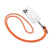 POPRUH CEZ RAMENO/ŠNÚRKA NA TELEFÓN TECH-PROTECT C1S ROPE CROSSBODY STRAP NEON ORANGE/BLACK