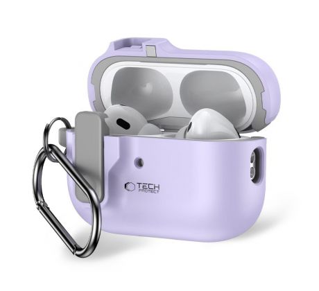 PÚZDRO TECH-PROTECT SLIM HOOK APPLE AirPODS PRO 1 / 2 LAVENDER