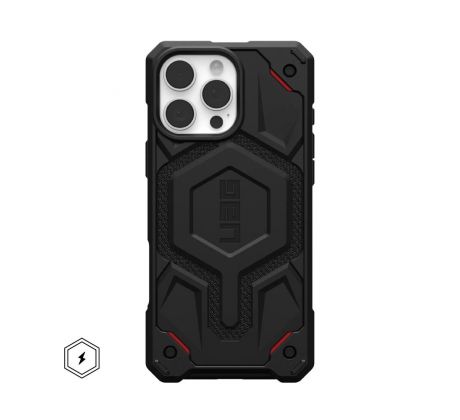 Case (UAG) Urban Armor Gear Monarch Pro  iPhone 16 Pro Max kevlar cierny