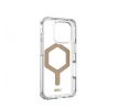 Case (UAG) Urban Armor Gear Plyo s MagSafe  iPhone 16 Pro ice /  zlatý