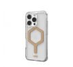 Case (UAG) Urban Armor Gear Plyo s MagSafe  iPhone 16 Pro ice /  zlatý