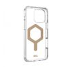 Case (UAG) Urban Armor Gear Plyo s MagSafe  iPhone 16 Pro Max ice /  zlatý