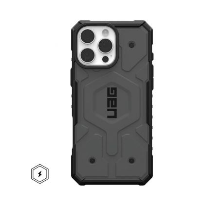 Case (UAG) Urban Armor Gear Pathfinder s MagSafe  iPhone 16 Pro Max strieborný